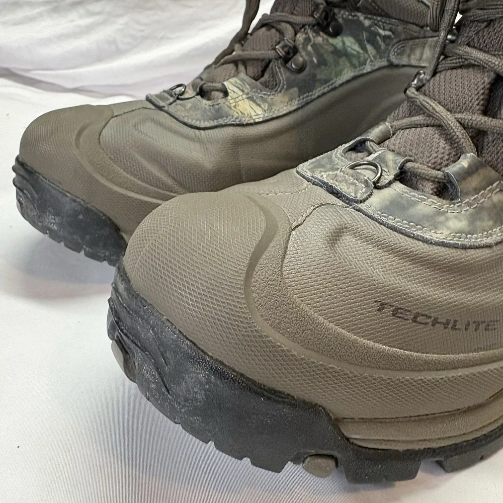 Columbia Bugaboot Plus III Snow Boots Mens 9 Wide Camo Omni-Heat BI1538